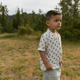 Organic Shirt & Shorts Set - Poppy