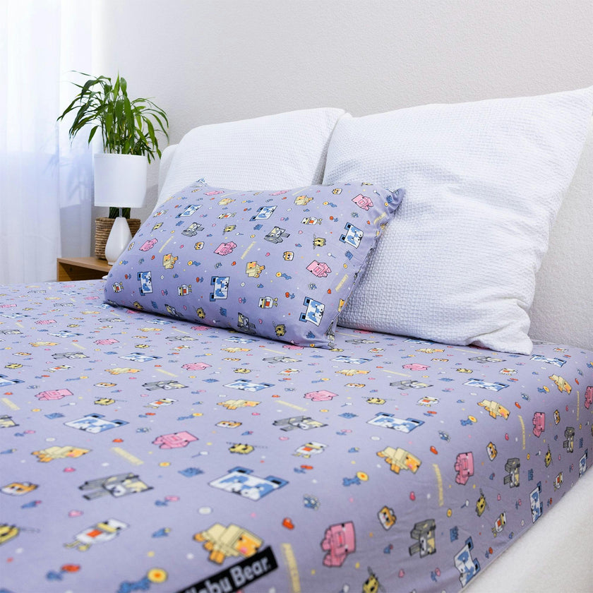Minecraft Pixel Pals Bamboo Twin Sheet Set