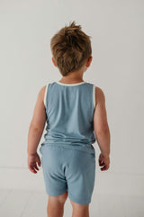 Boys Harem Shorts in Desert Mist