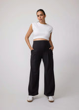 High Rise Wide Leg Maternity Active Pant