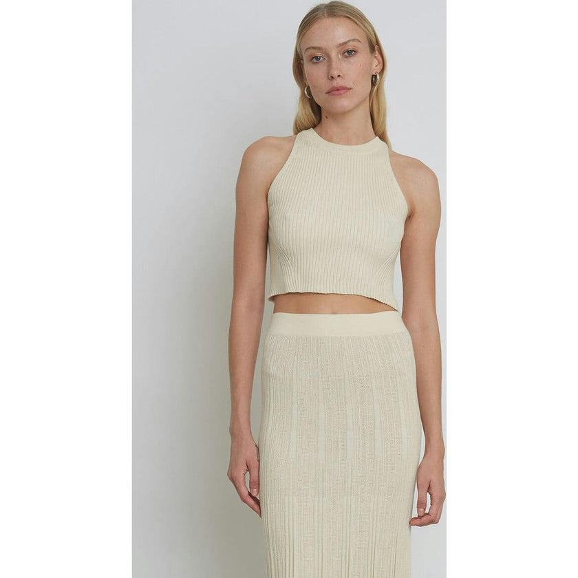 TIA CROP TANK | IVORY