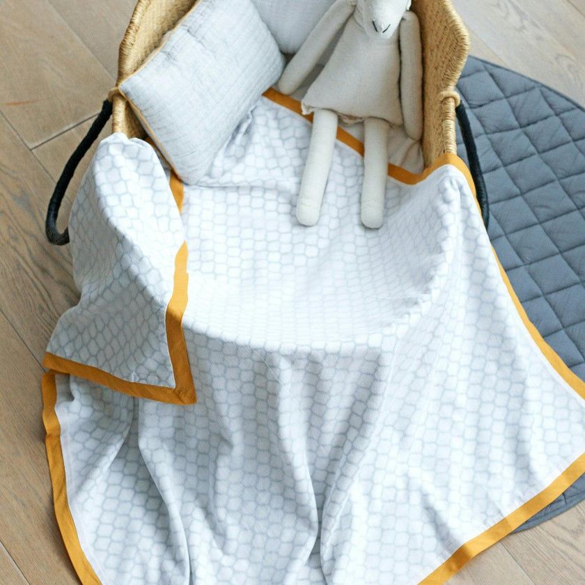 Block-Printed Cotton Dohar
