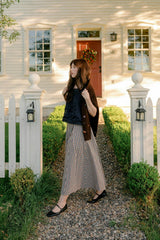Sophia Skirt in Chestnut Gingham