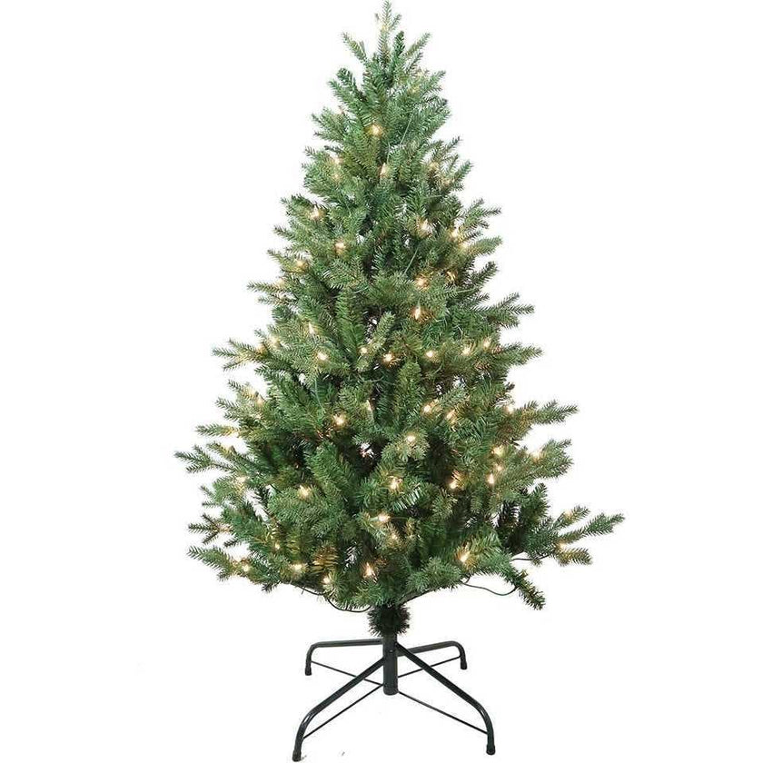 4.5-Foot Pre-Lit Clear Incandescent Jackson Pine Tree