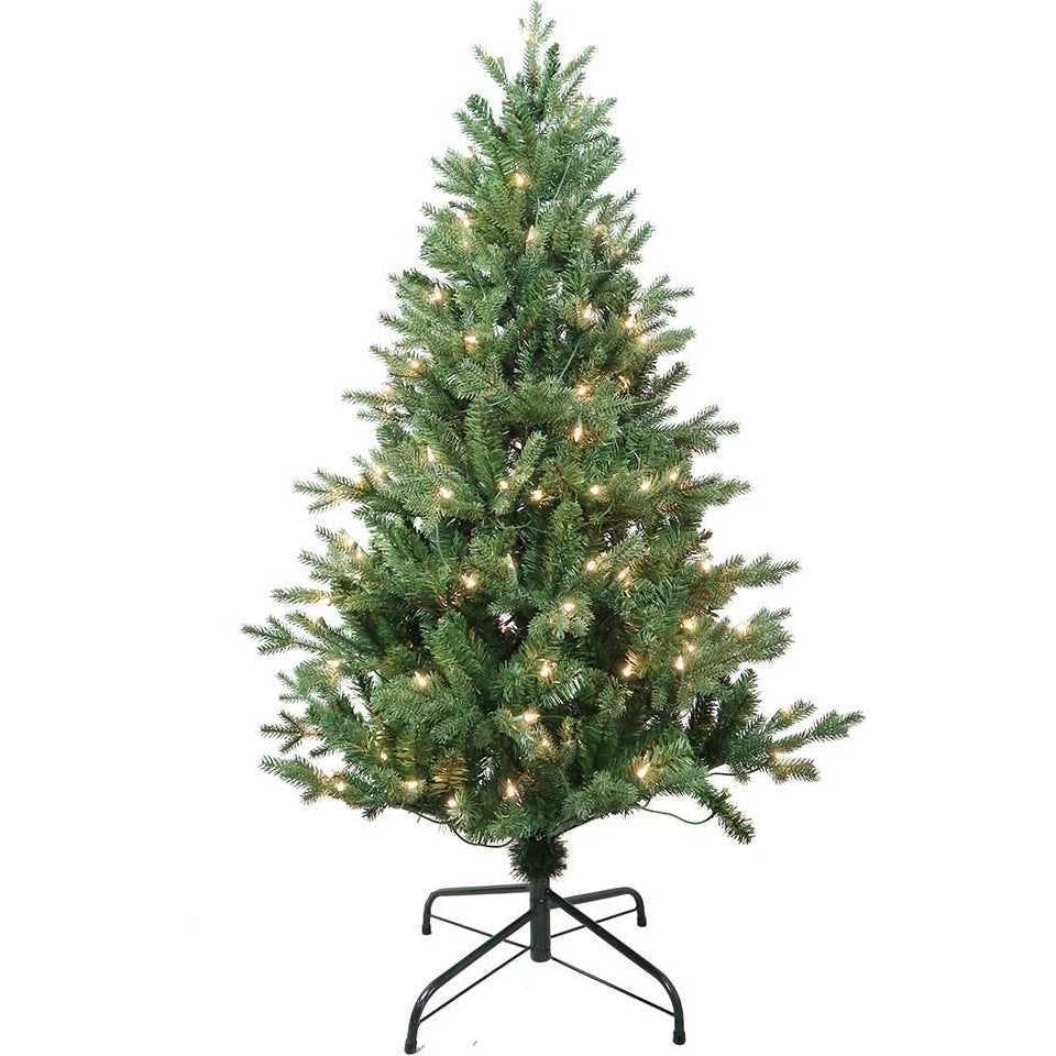 4.5-Foot Pre-Lit Clear Incandescent Jackson Pine Tree
