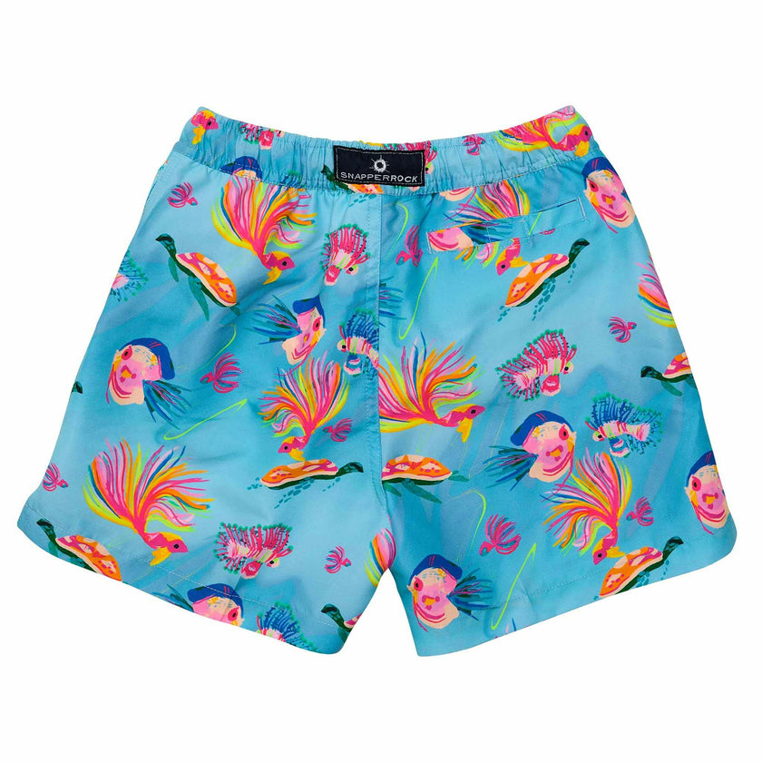 Sustainable Comfort Lined Drawstring Swim Short
