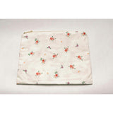 Summer Petals Timeless Floral Ruffle Pouch
