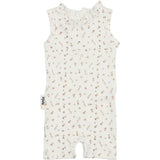 Berry Floral Footie