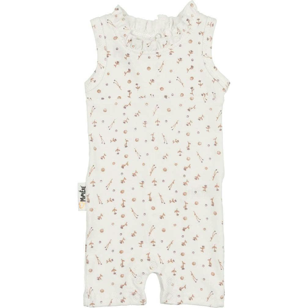 Berry Floral Footie