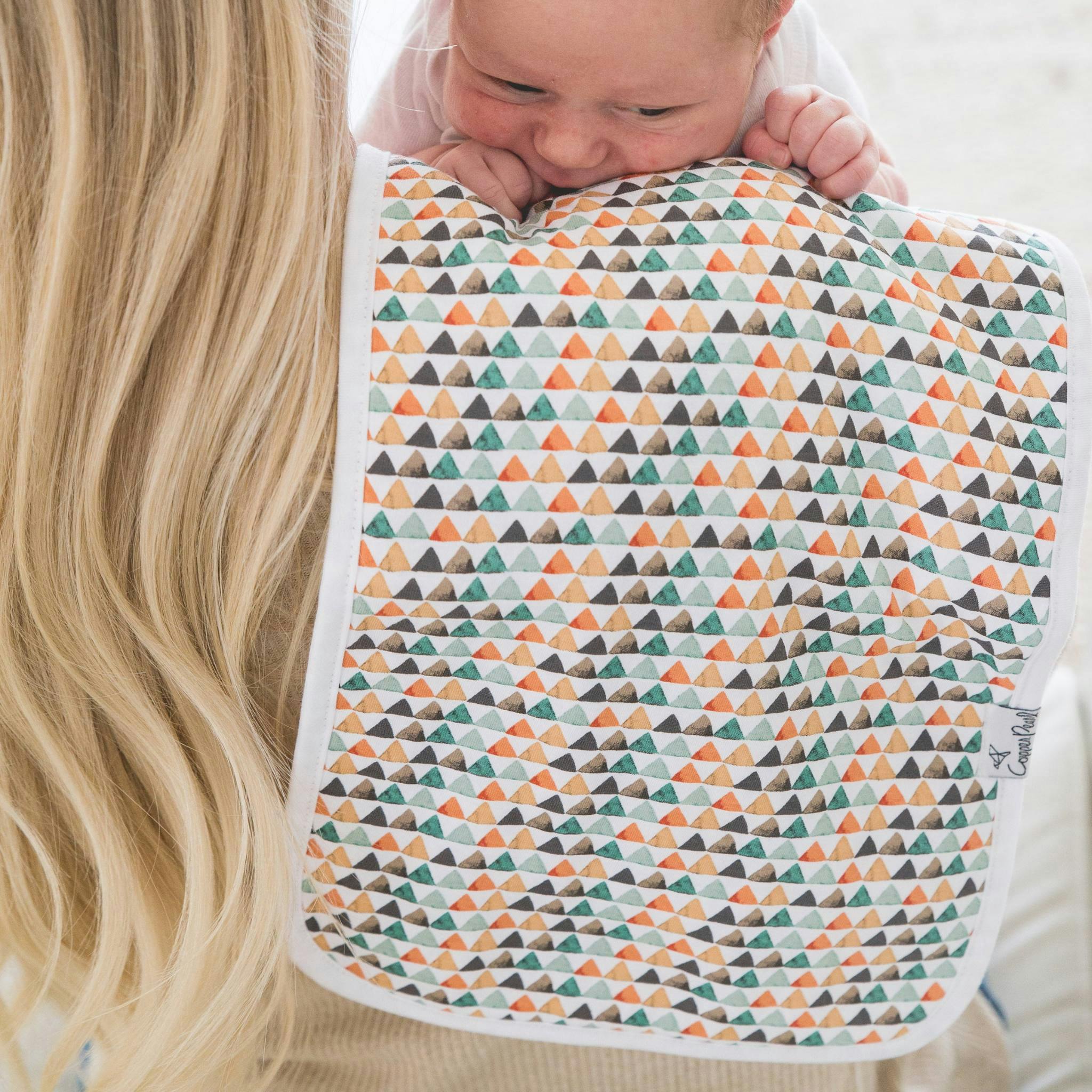 3 Pack Premium Burp Cloths - Bison