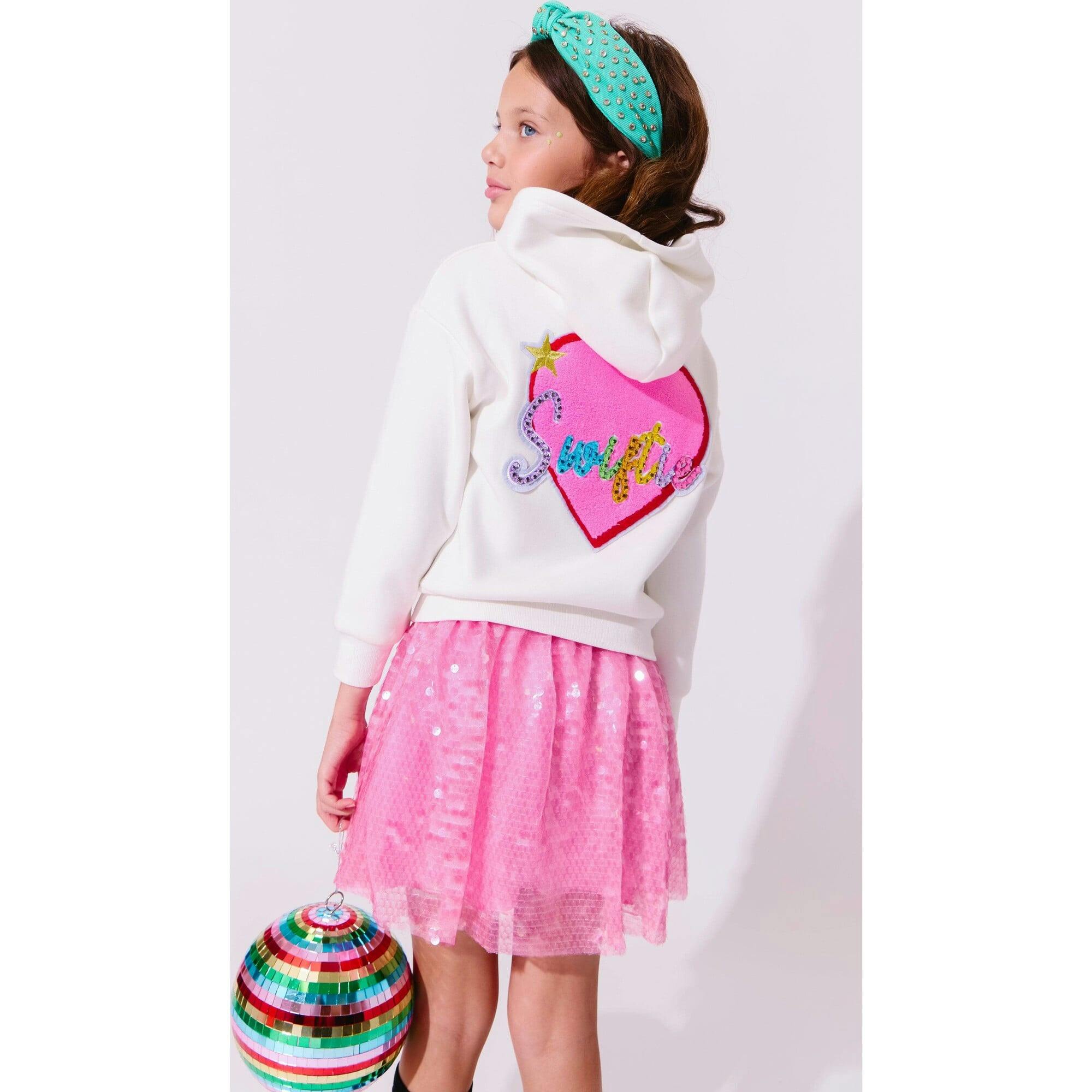 Bubble Gum Hot Pink Sequin Skirt
