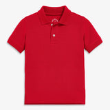 Kids short sleeve pique polo