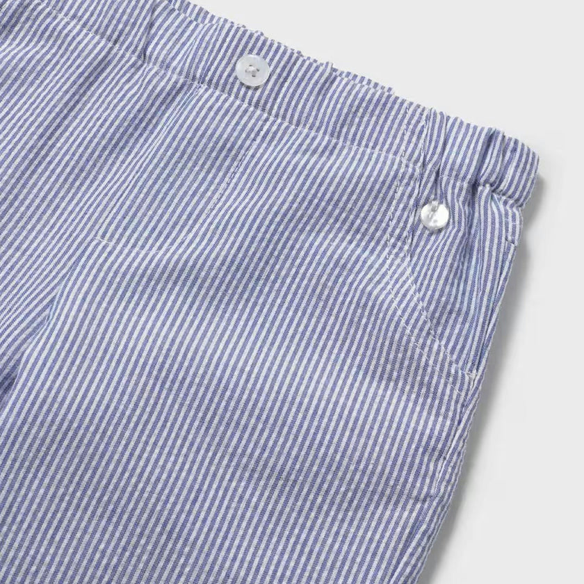 Blue & White Pinstripe Pants