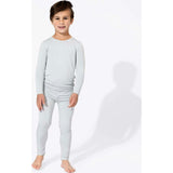 Cloud Grey Bamboo Kids Pajamas