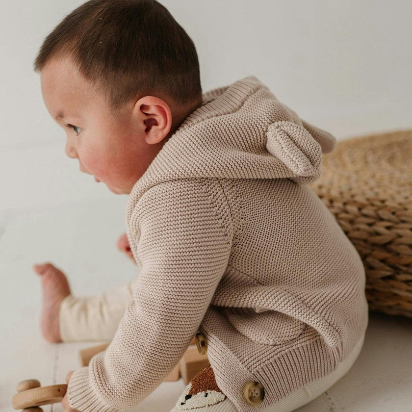 Knit Hoodie Portabella