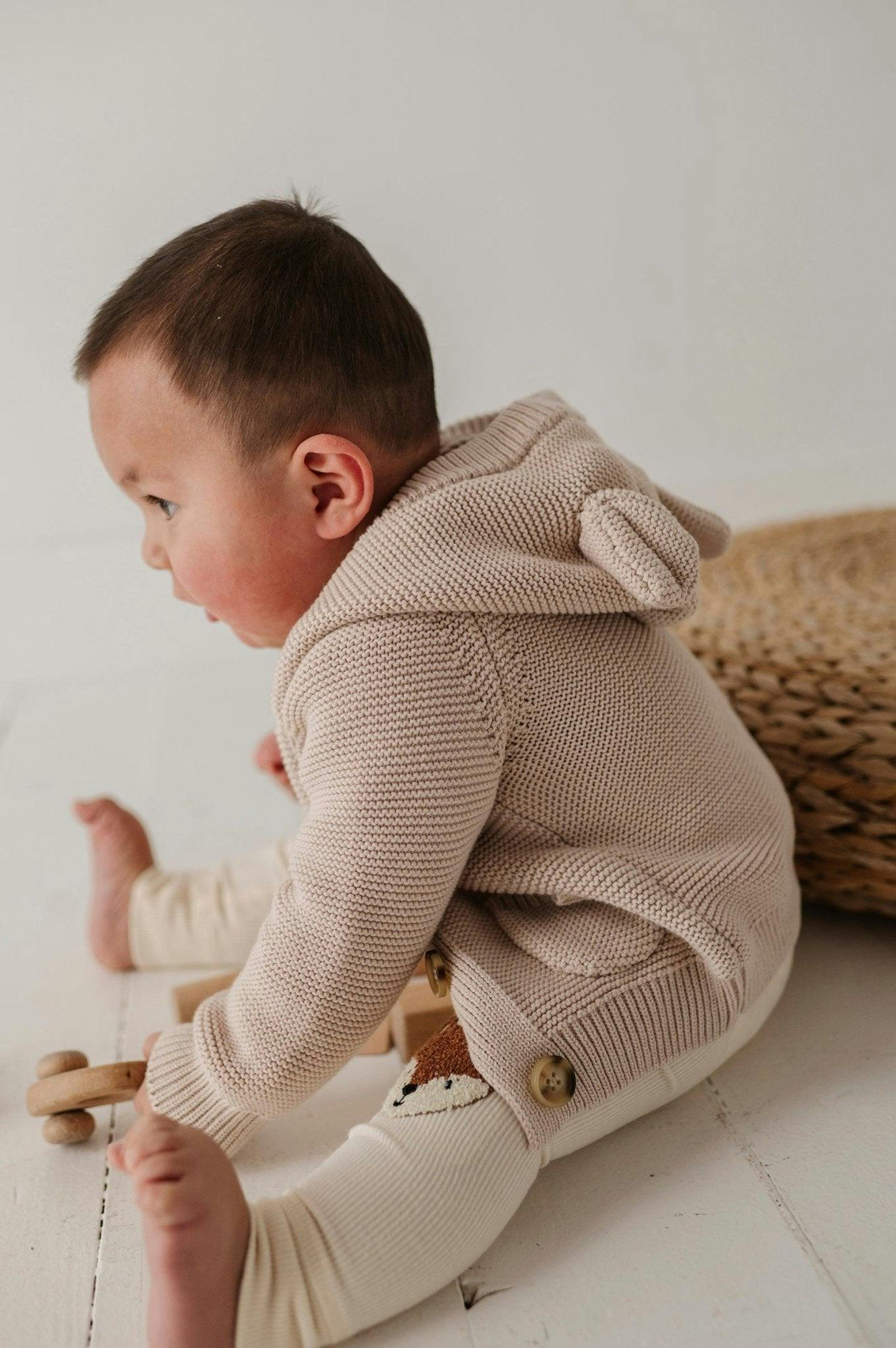 Knit Hoodie Portabella