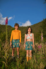POLILLA TIGRE VERDE - GIRL SWIMSHORTS