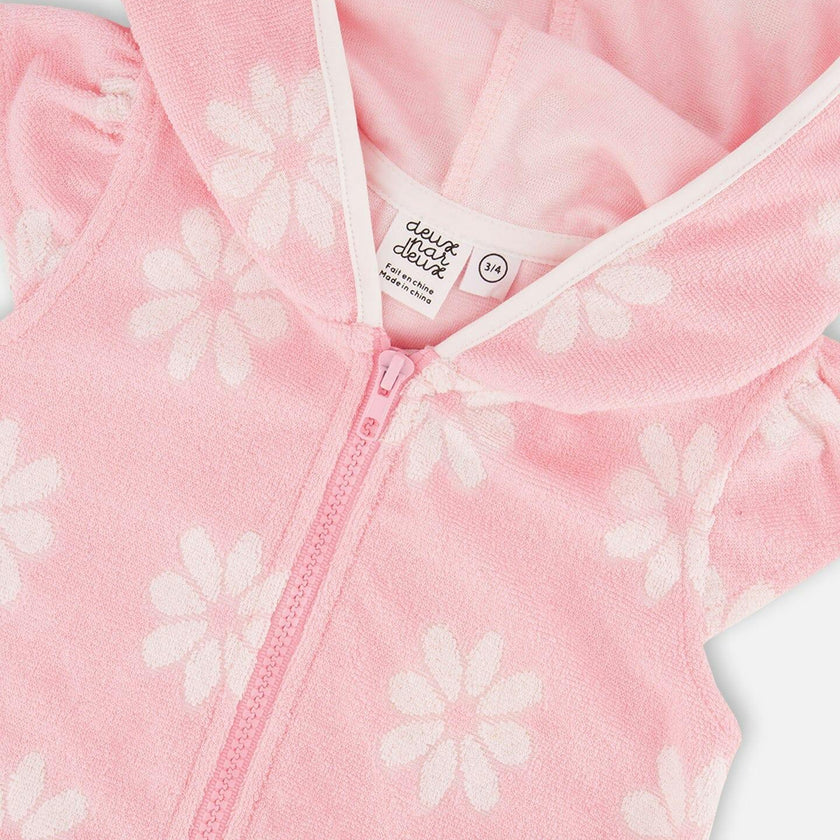 Terry Cloth Beach Hoodie Dress