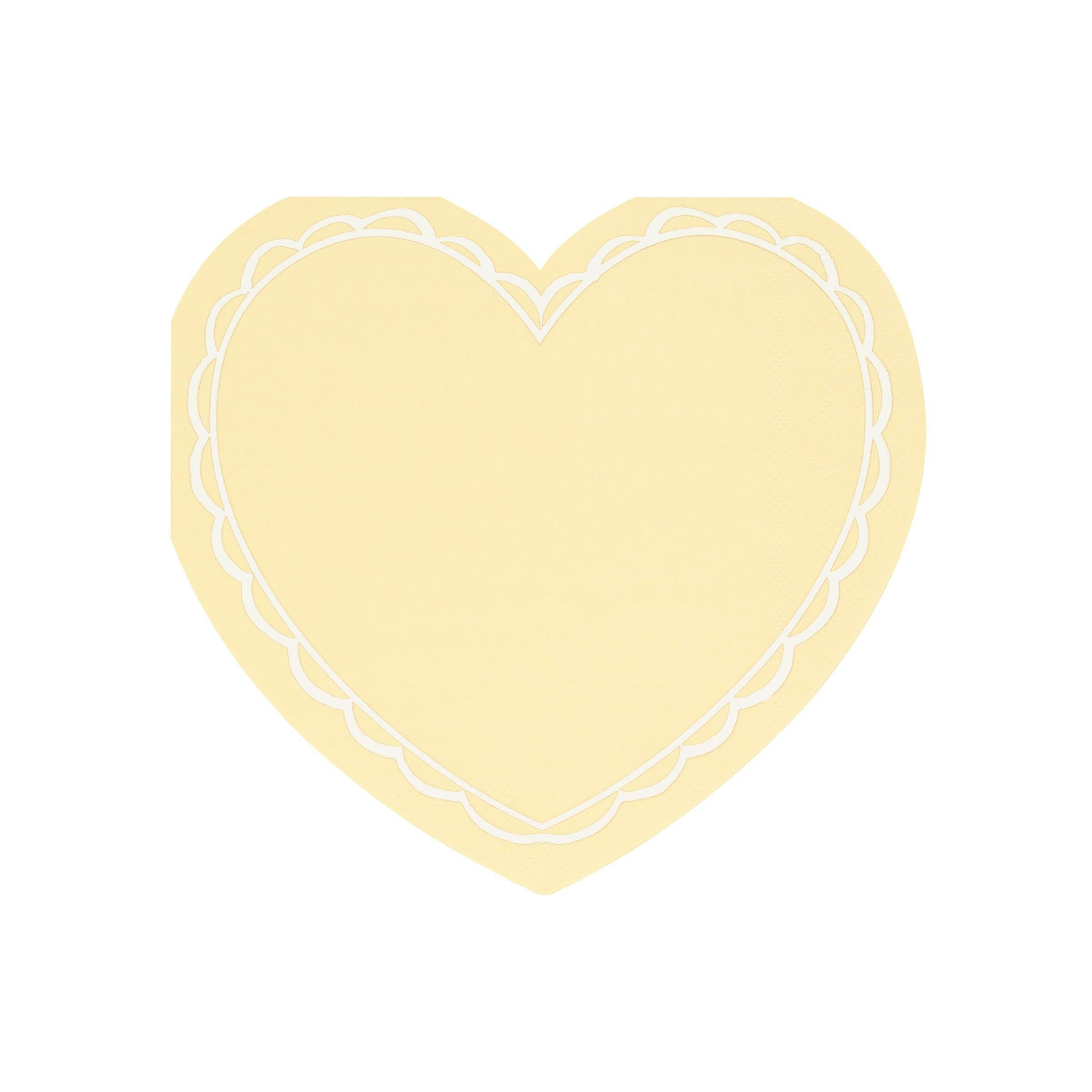 Pastel Heart Large Napkins