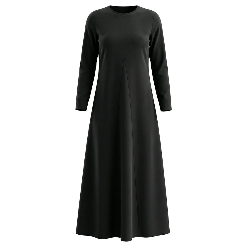 Maternity Maxi Crepe Dress