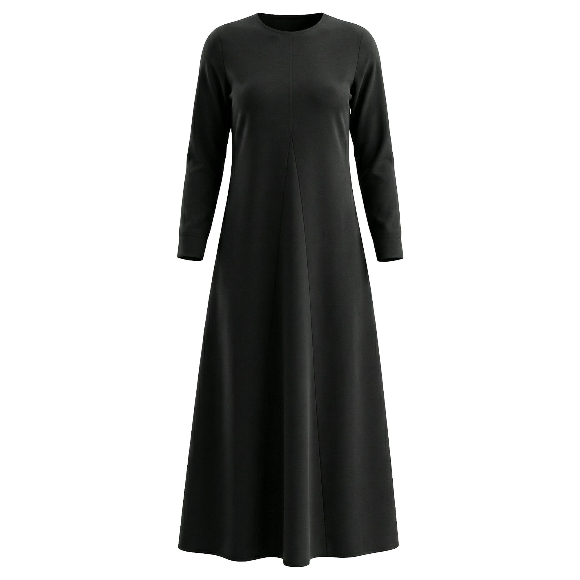 Maternity Maxi Crepe Dress