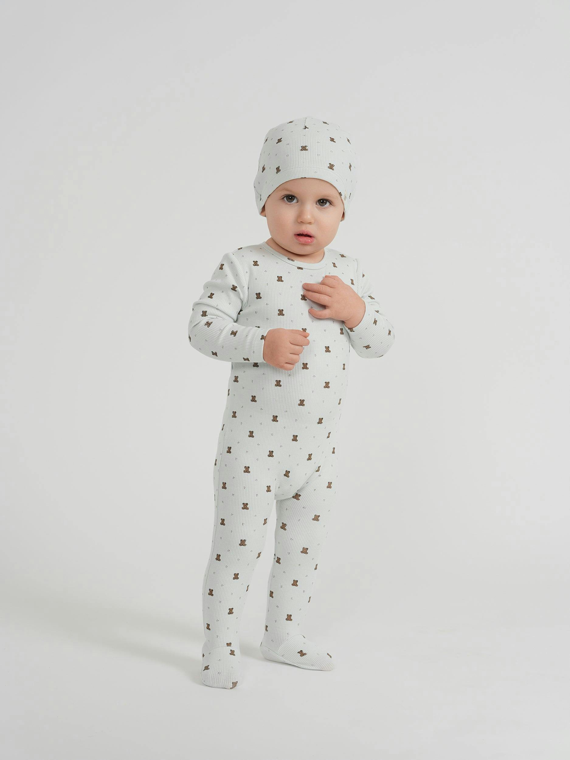 Bear/ Bow Onesie