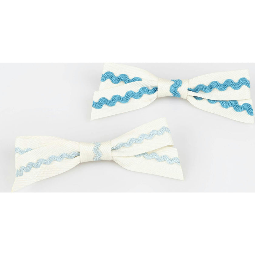 Ricrac Bow Hair Clips