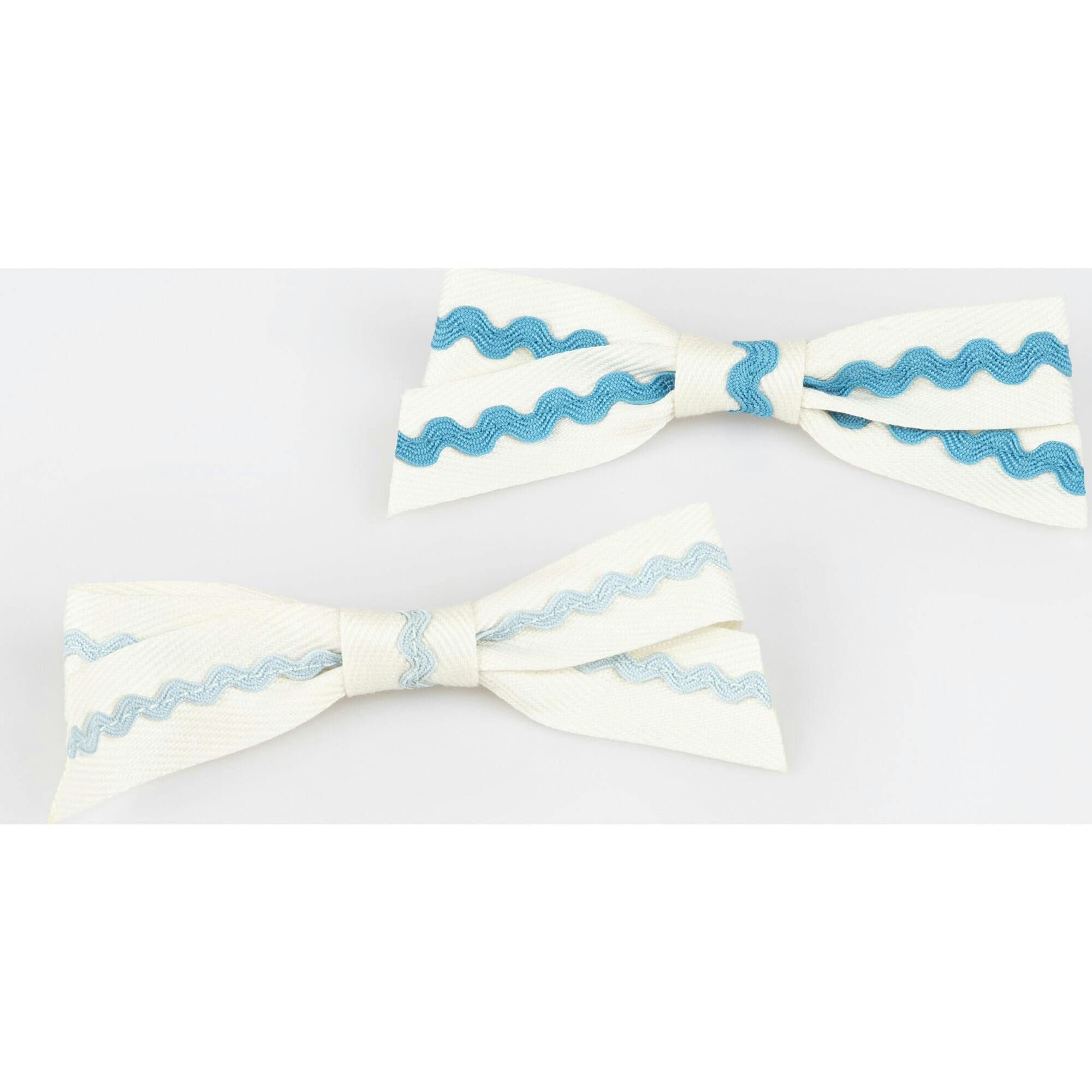Ric Rac Bow Hair Clips