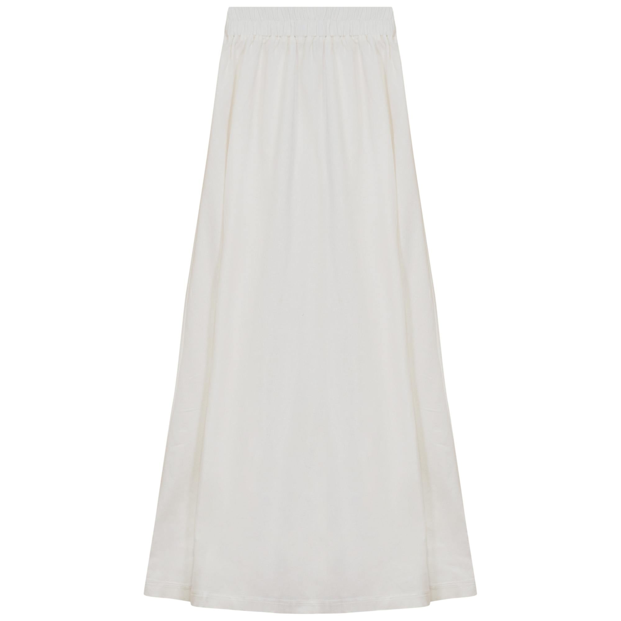 Linen Maxi Pull On Skirt