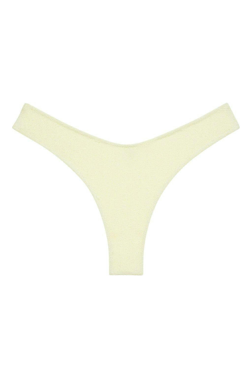Rib Lulu Zig-Zag Stitch Bikini Bottom