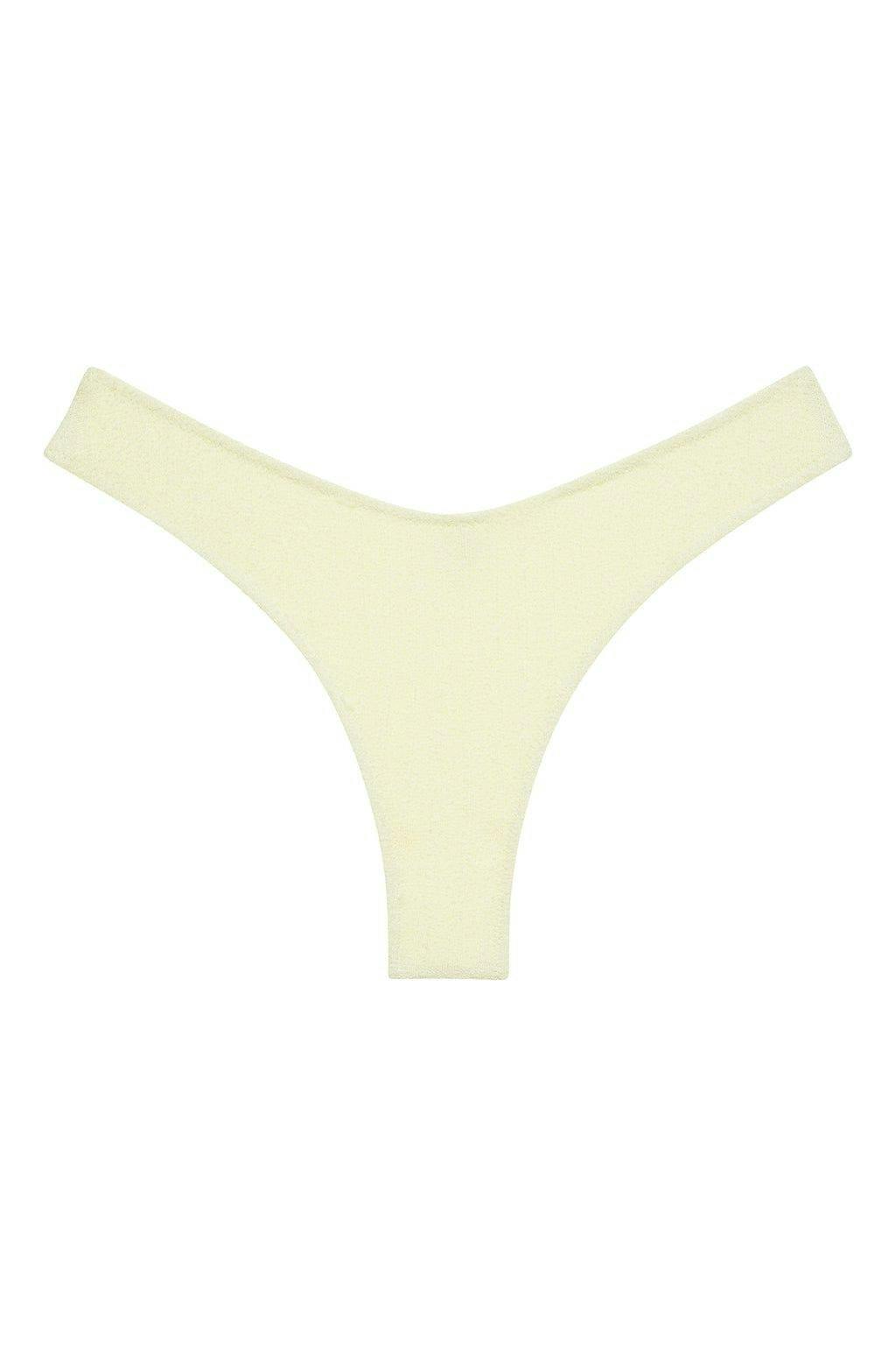 Rib Lulu Zig-Zag Stitch Bikini Bottom