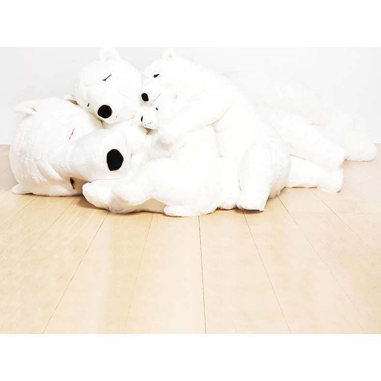 LA PELUCHERIE My Sleeping Lucien Bear - White