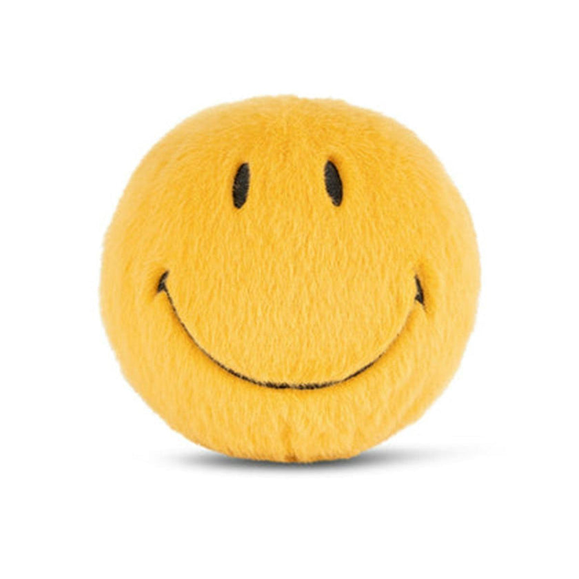 Plush Smiley Fuzzy Yellow 5"