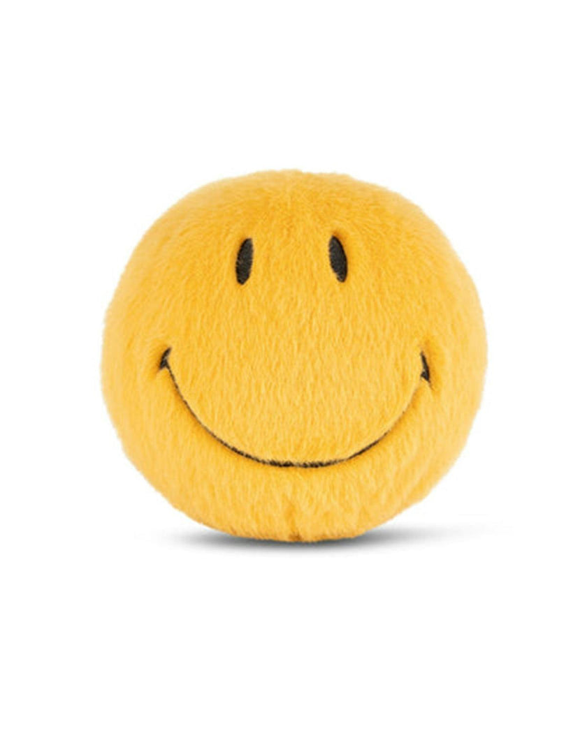 Plush Smiley Fuzzy Yellow 5"