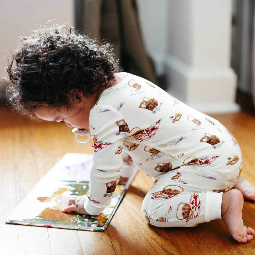 Picnic Organic Cotton Zipper Pajama