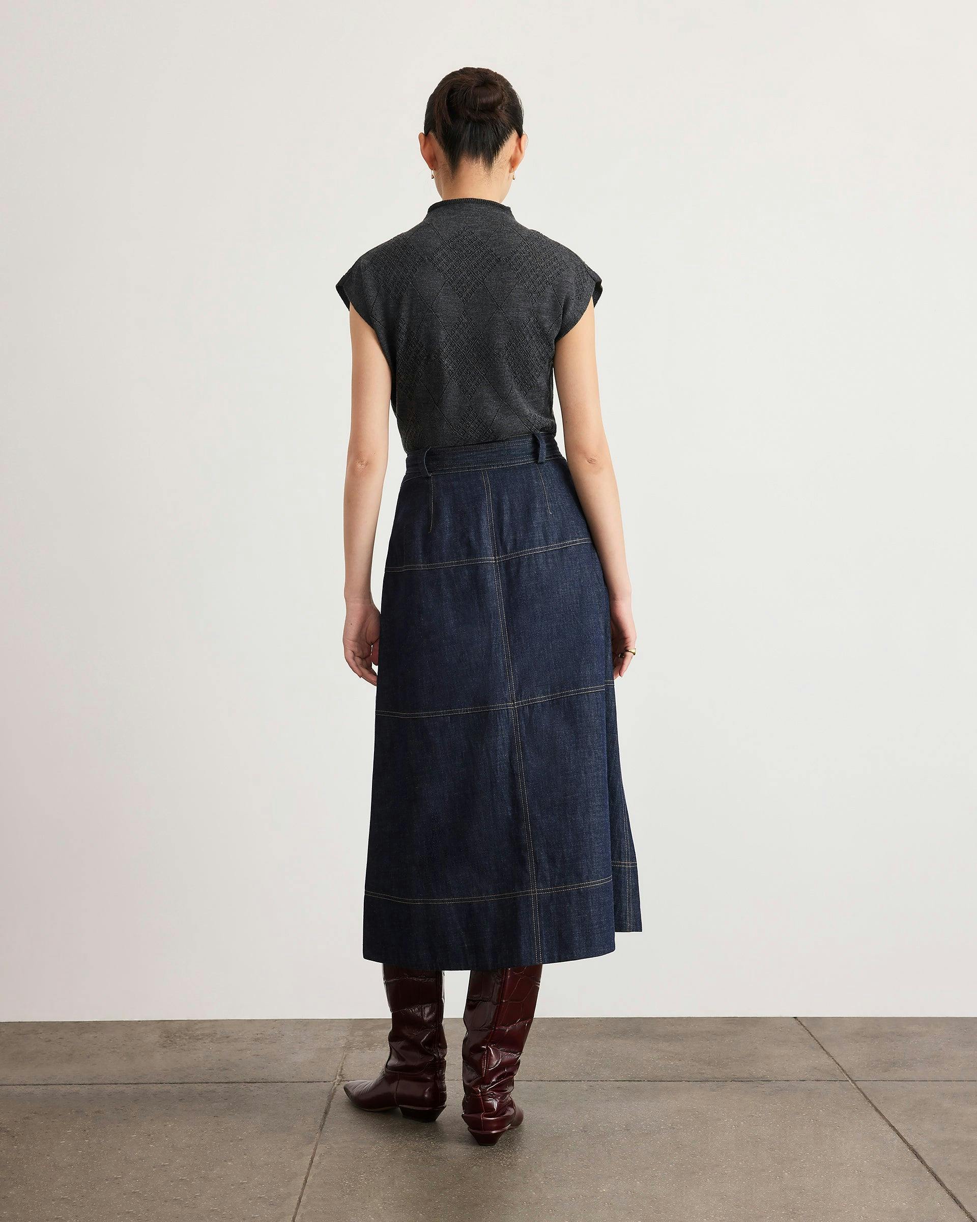 Hudley Denim Skirt