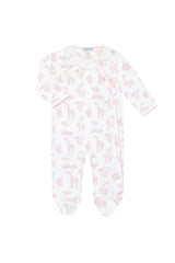 Pink Safari Crossover Footie