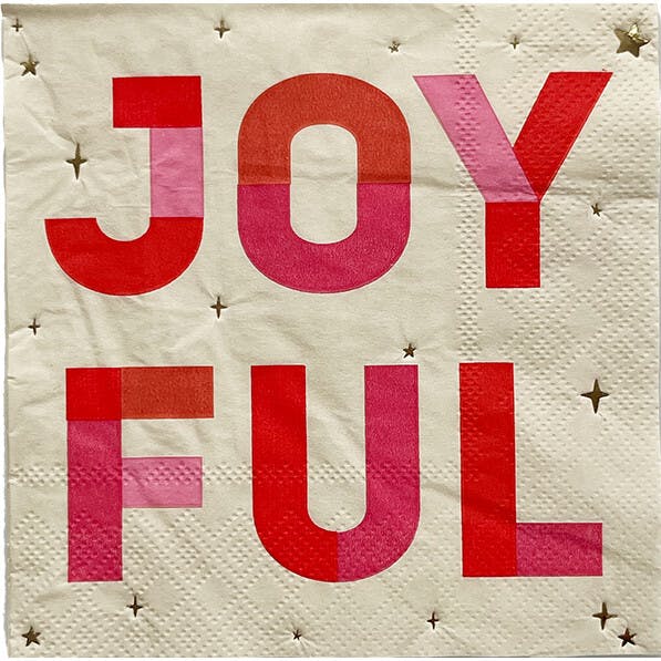 Joyful Cocktail Napkins