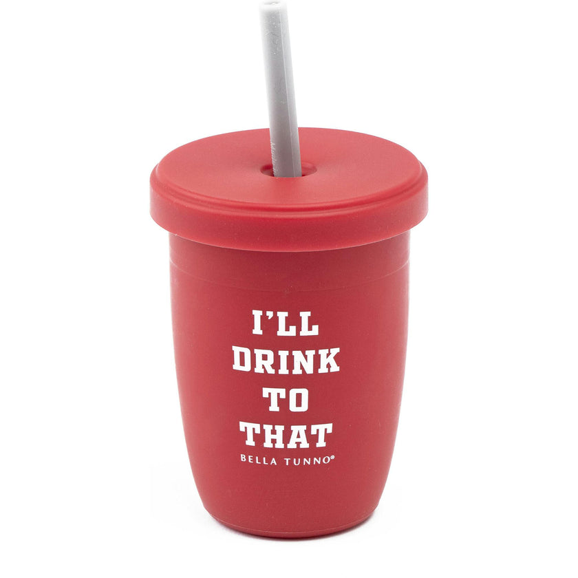 I'll Drink To That Straw Lid Addition