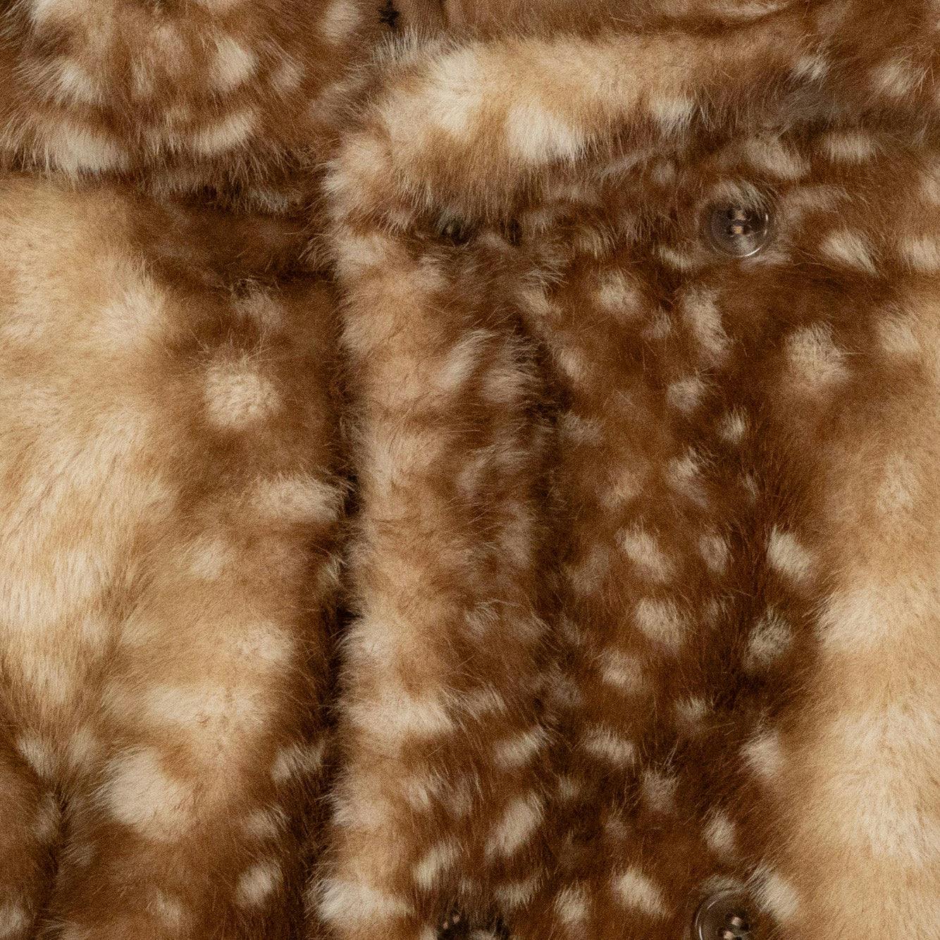 BONTON Poppy Faux Fur Coat - Bambi