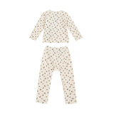 Cream Acorn Cotton Pajama Set