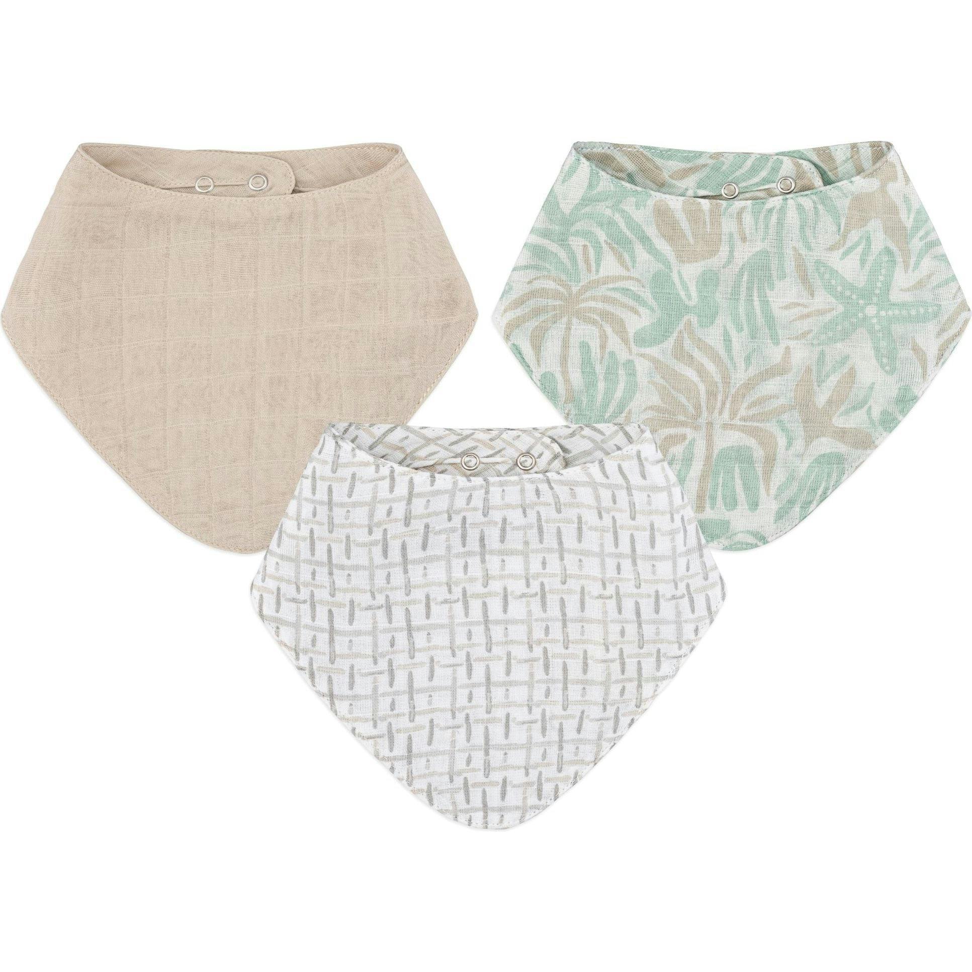 Cove 3-pc. Muslin Baby Bib Set (Beach Life)