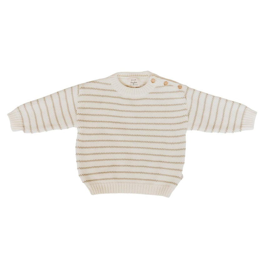 Organic Cotton Stripe Sweater