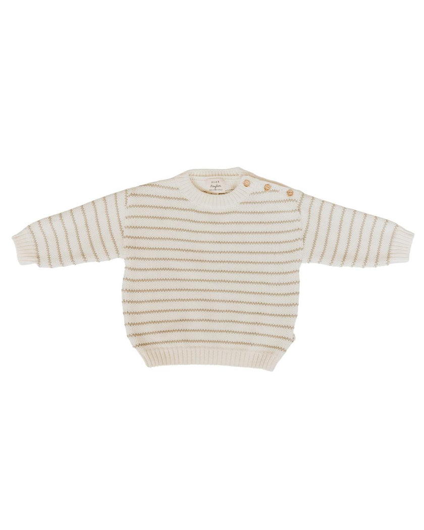 Organic Cotton Stripe Sweater