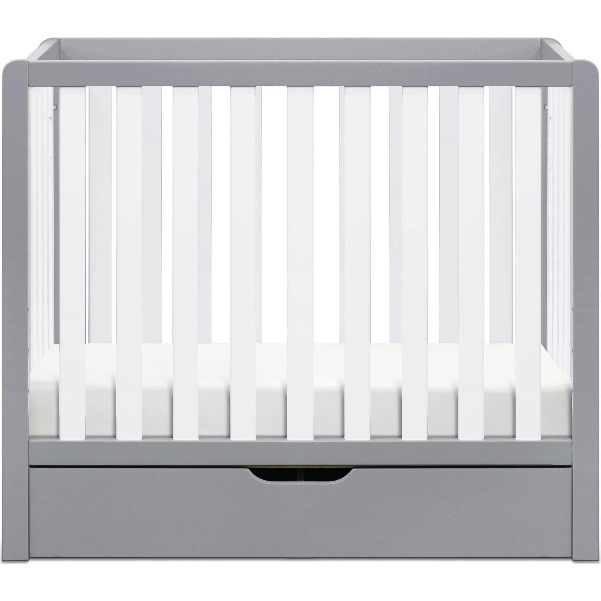 Colby 4-in-1 Convertible Mini Crib With Trundle