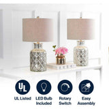 Alvord 24.5" LED Glass Table Lamp