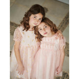 Blush Alba Silk Ceremony Girl Dress