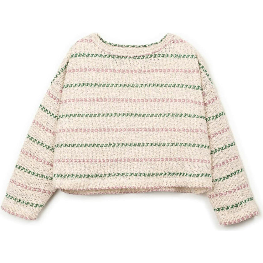 Textured Striped Sweater