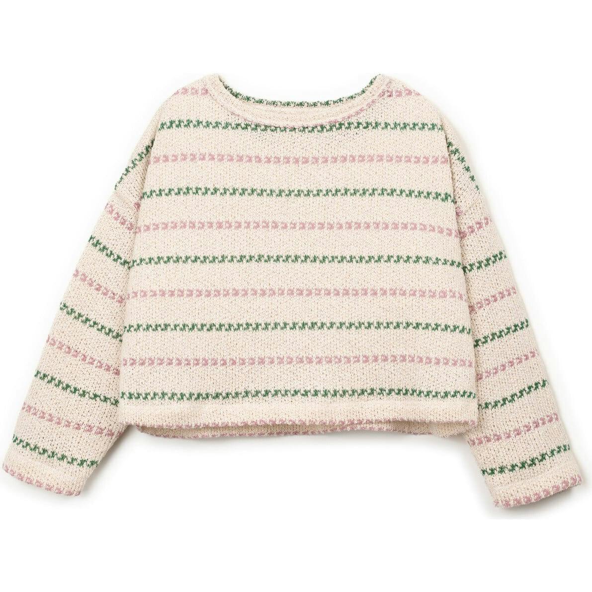 Textured Striped Sweater