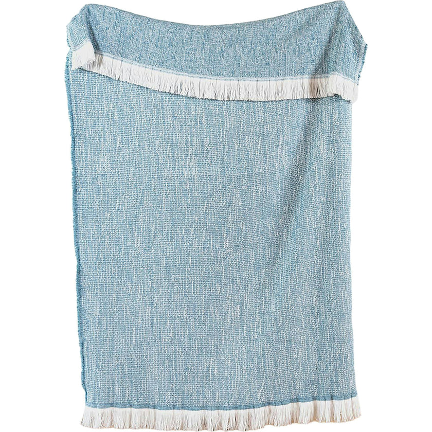 Crosshatch Stain Resistant Indoor Outdoor Throw
